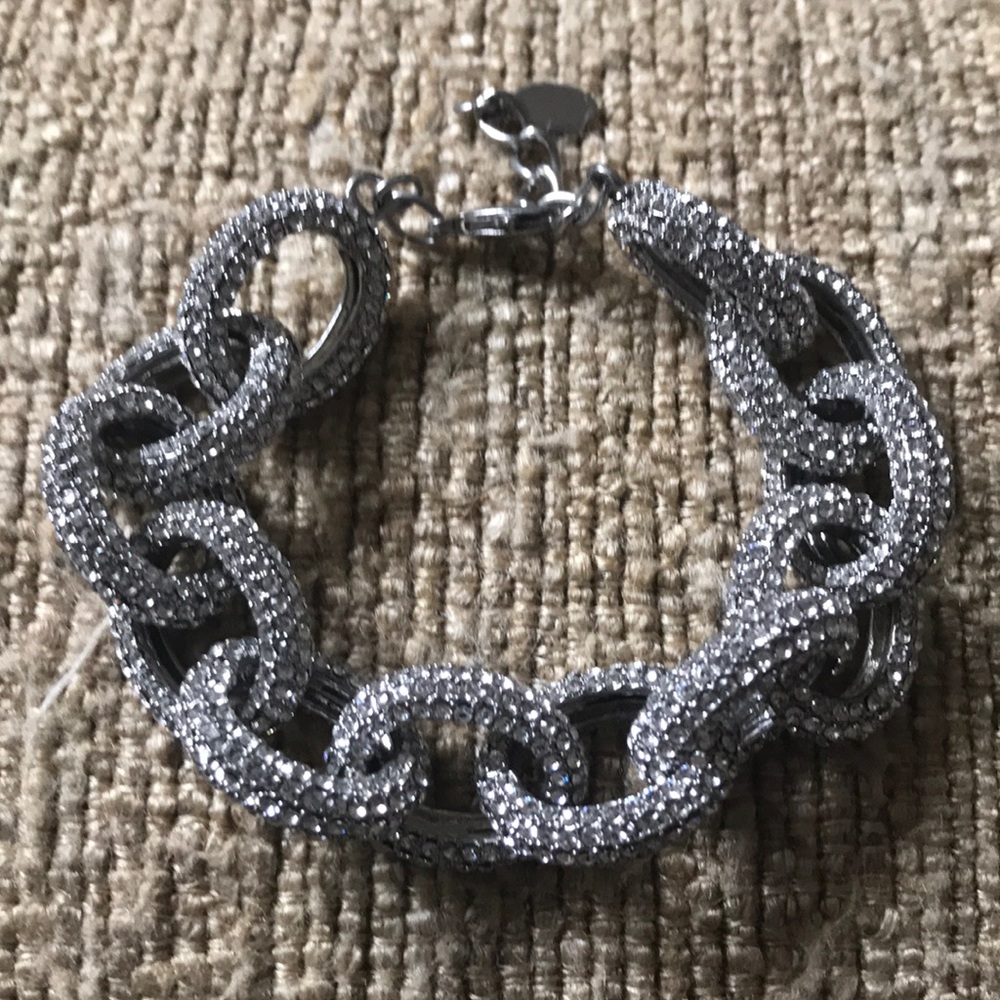 Faux diamond bracelet